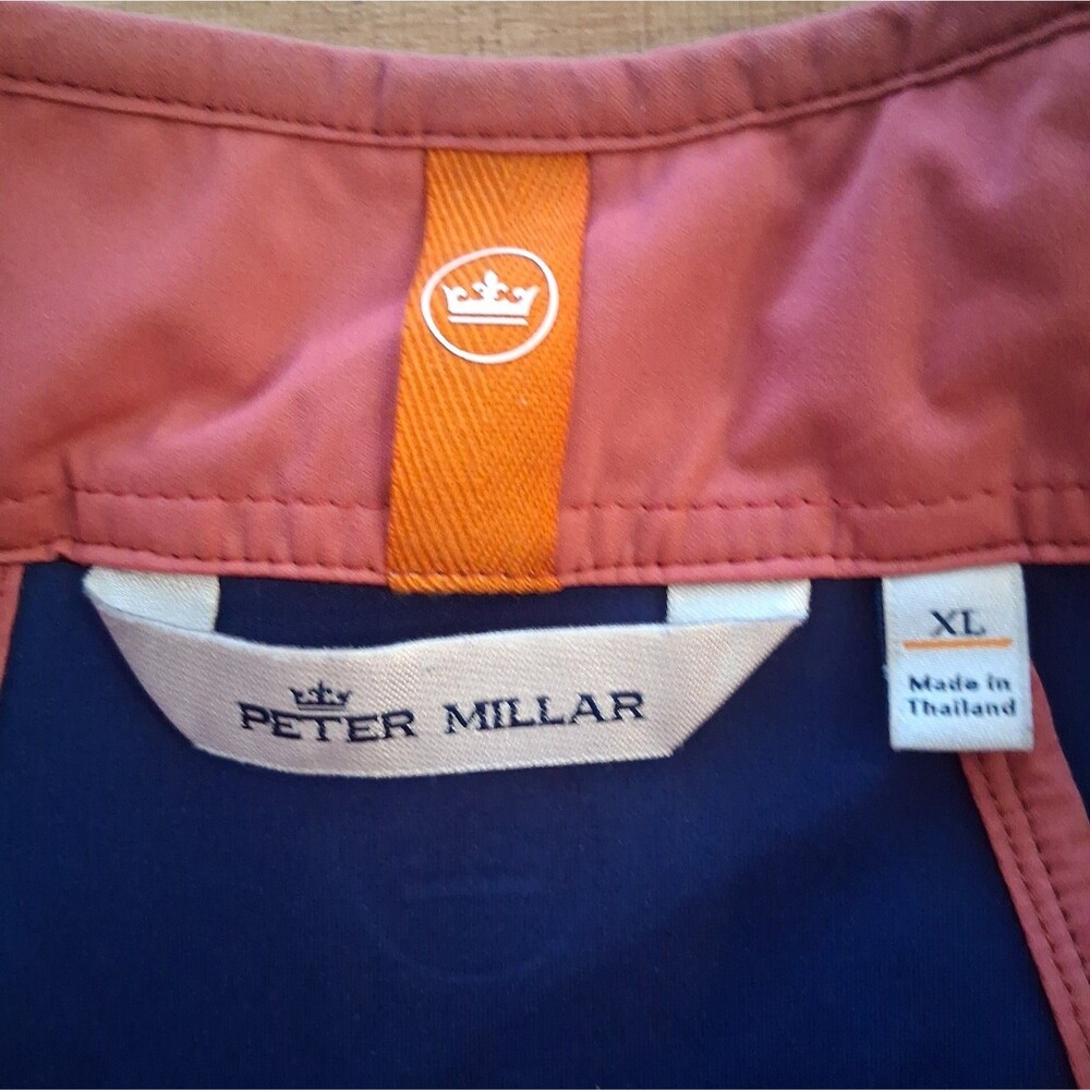 Peter Millar Cranberry Red/Blue Hyperlight Fuse Hybrid Vest - Men's XL MSRP $165 - Picture 6 of 8